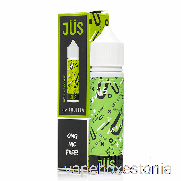 Vape Box Estonia Key Laimi Küpsis - Jus E-vedelik - 60ml 0mg